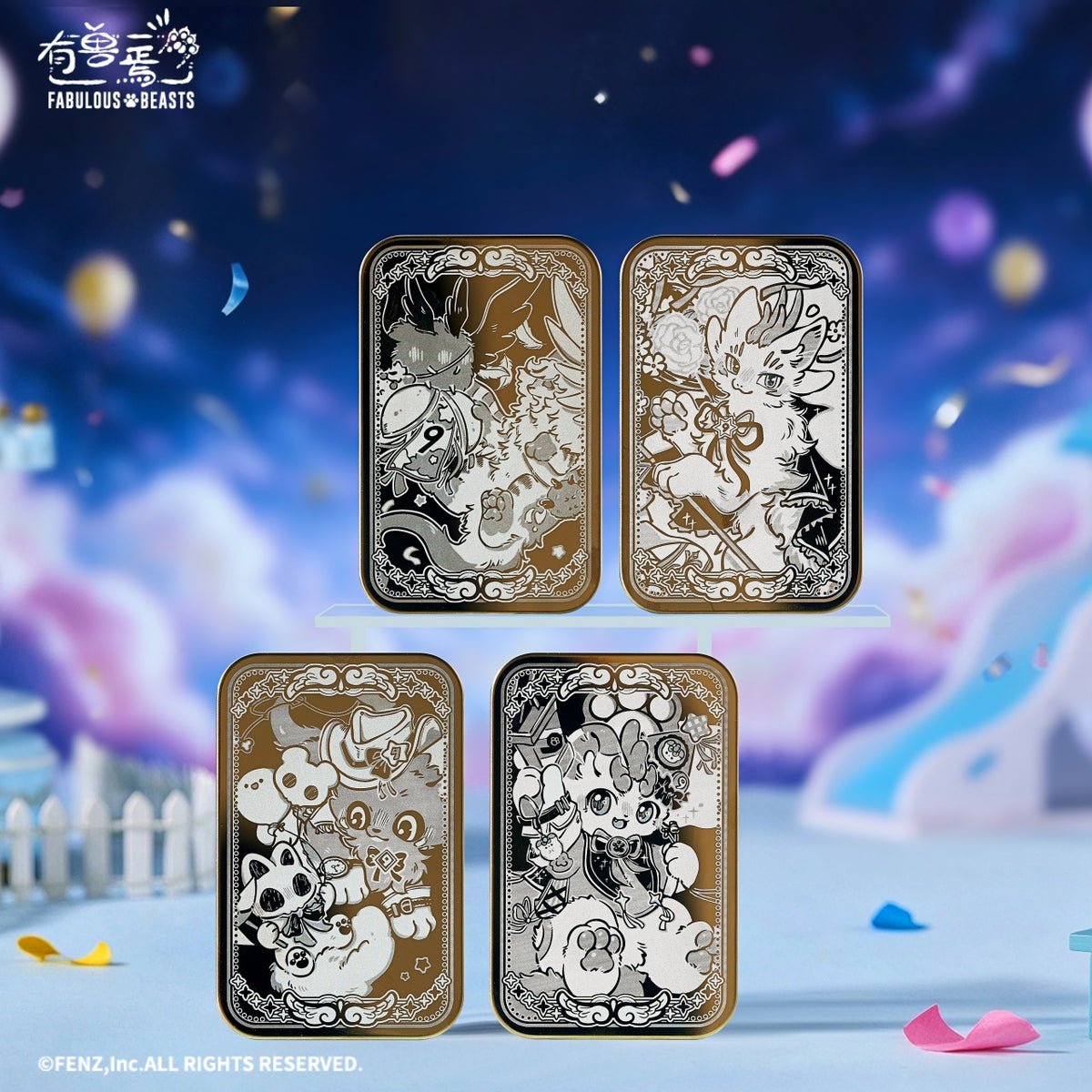 FABULOUS BEASTS  9th Anniversary Series Metal Badge Blind Box