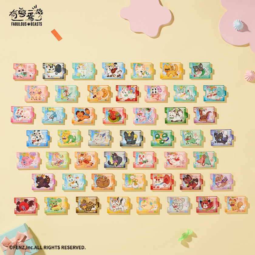 FFABULOUS BEASTS-Eight Treasure Candy-Acrylic Fridge Magnet Blind Box