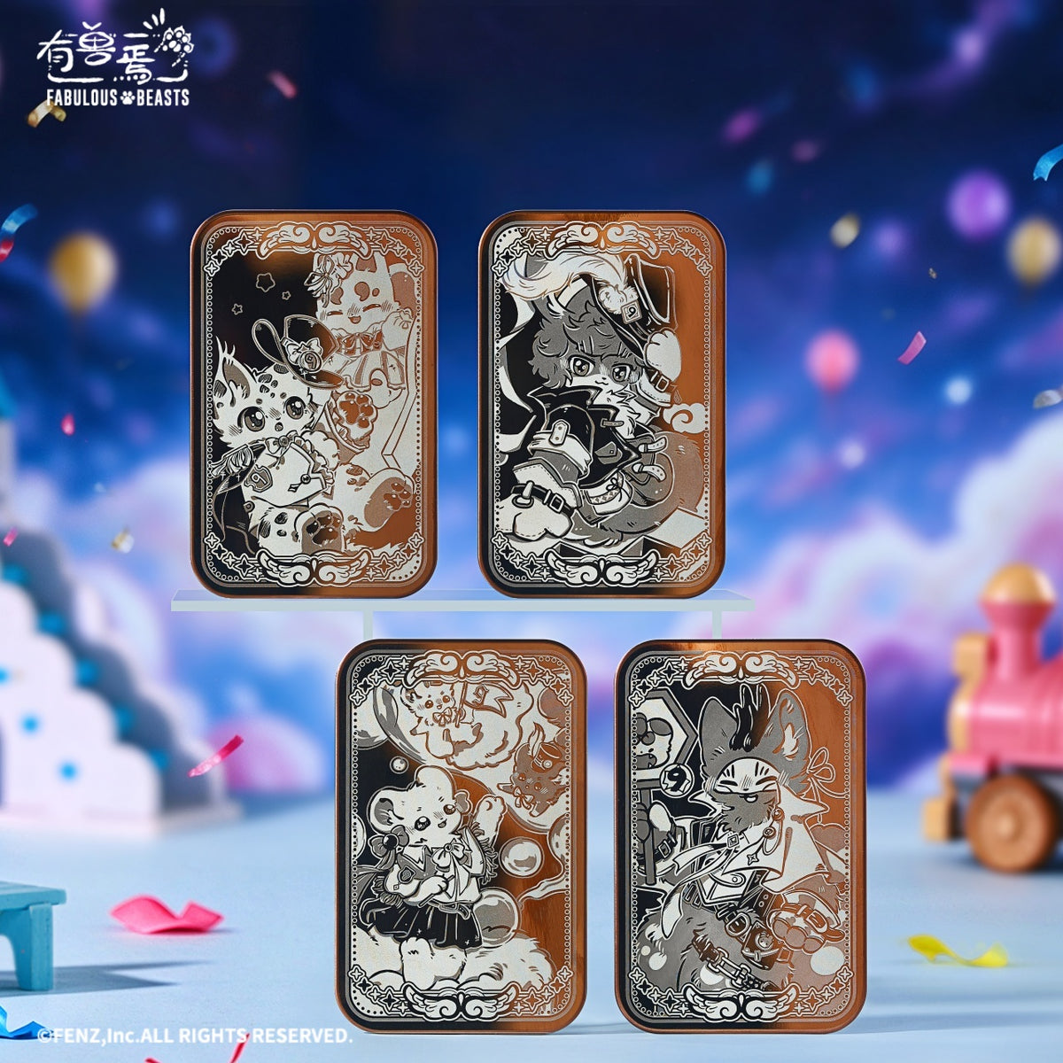 FABULOUS BEASTS  9th Anniversary Series Metal Badge Blind Box