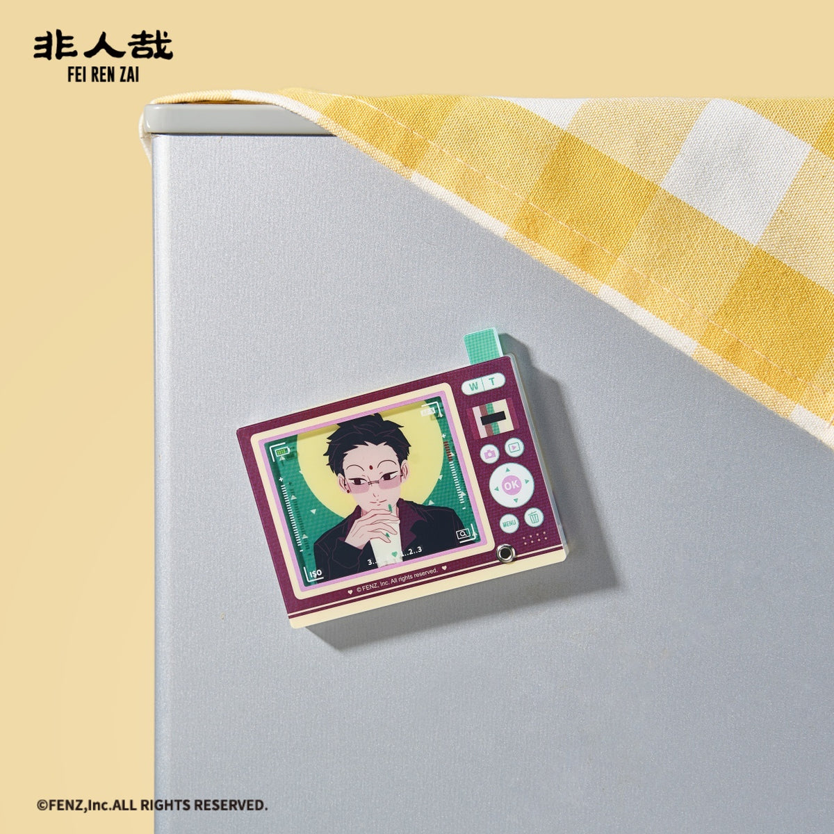 FEI REN ZAI Click Clack Camera-Shaped Acrylic Fridge Magnet Blind Box