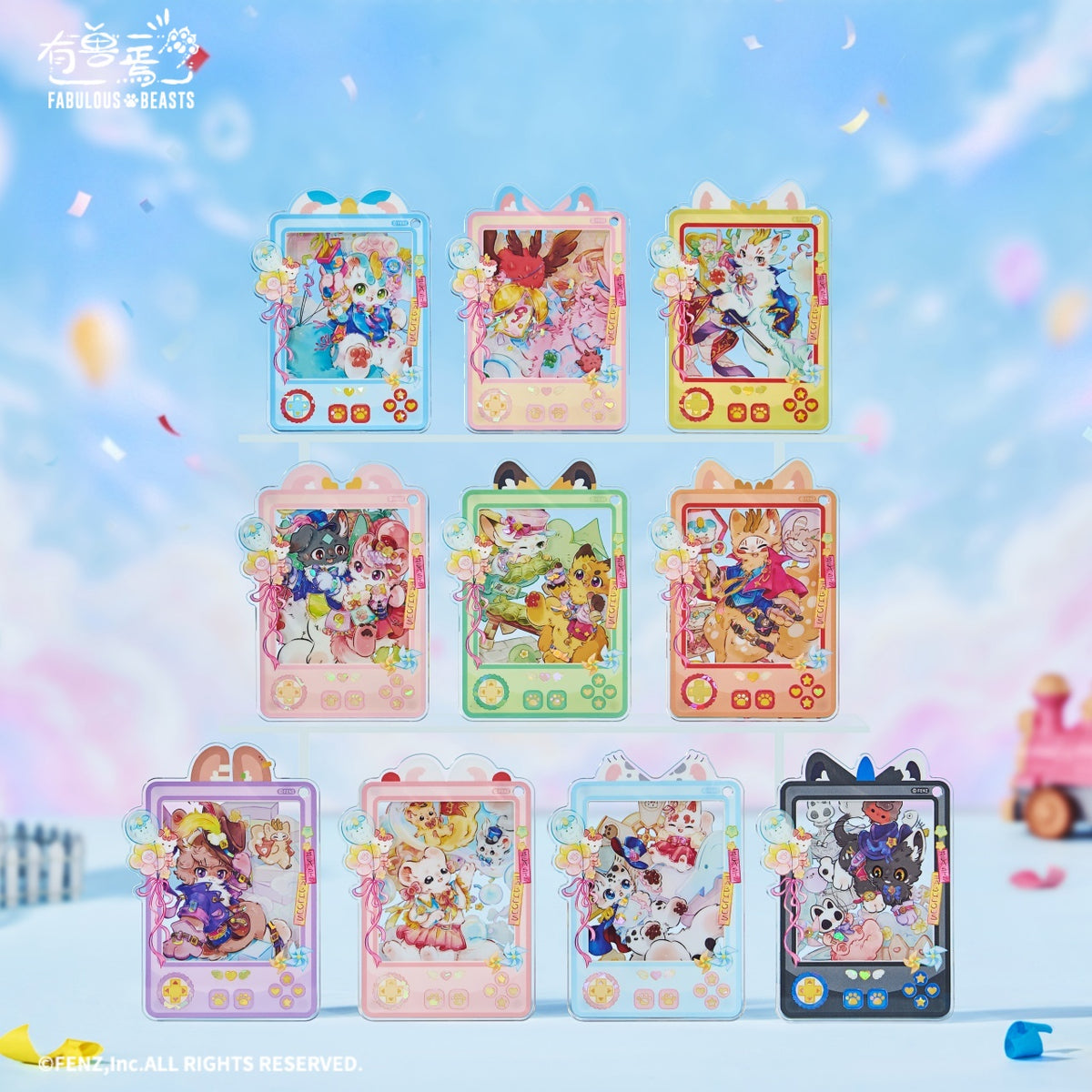 FABULOUS BEASTS  9th Anniversary Series Acrylic Fridge Magnet Blind Box