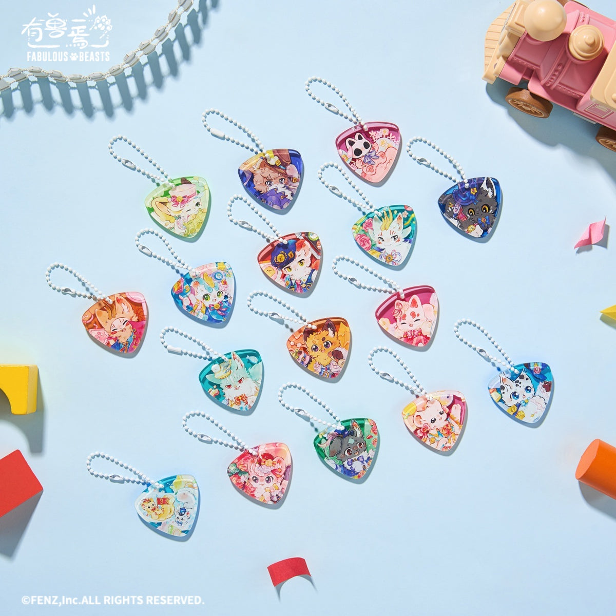 FABULOUS BEASTS  9th Anniversary Series Acrylic Charm Blind Box