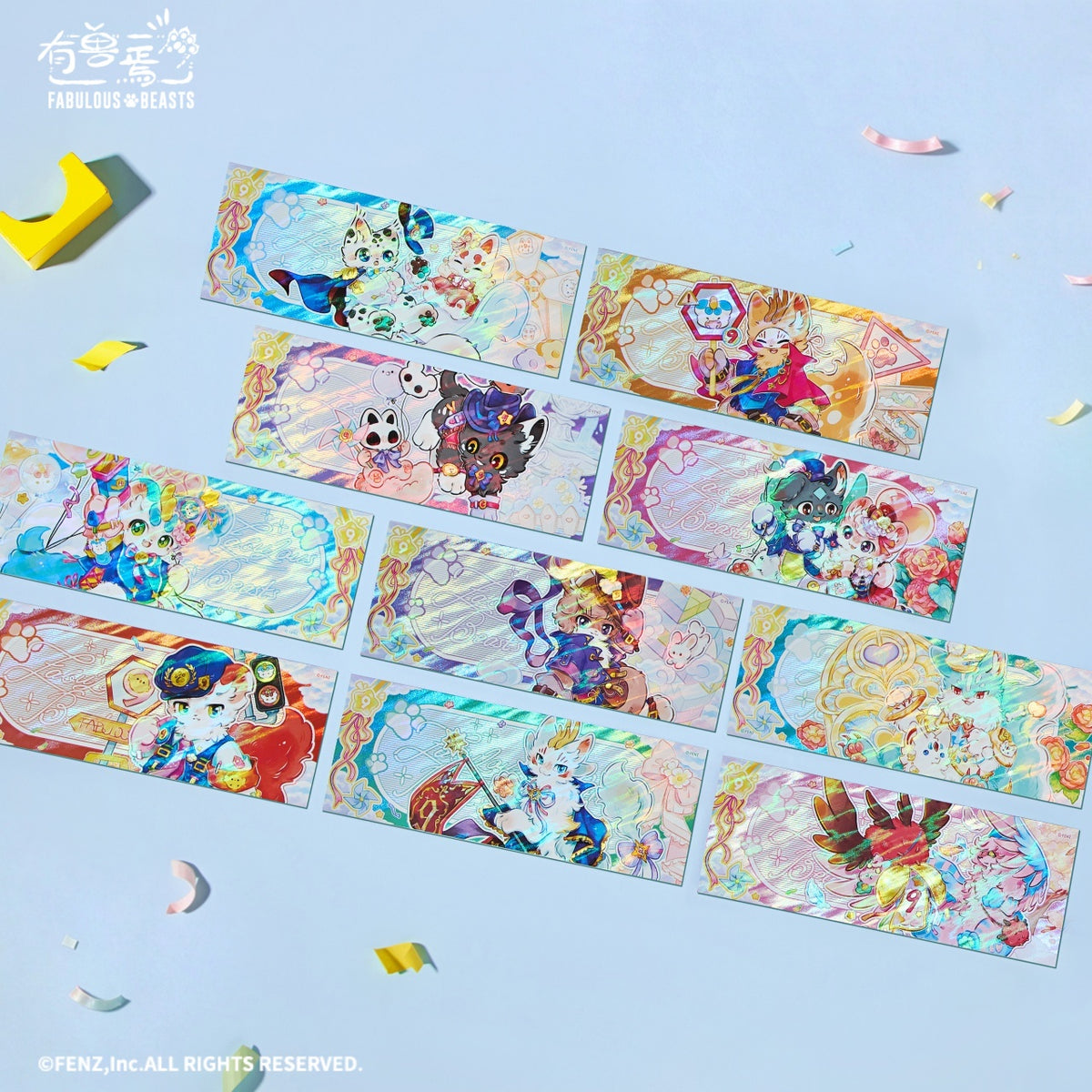 FABULOUS BEASTS 9th Anniversary Series Holographic Ticket Blind Box