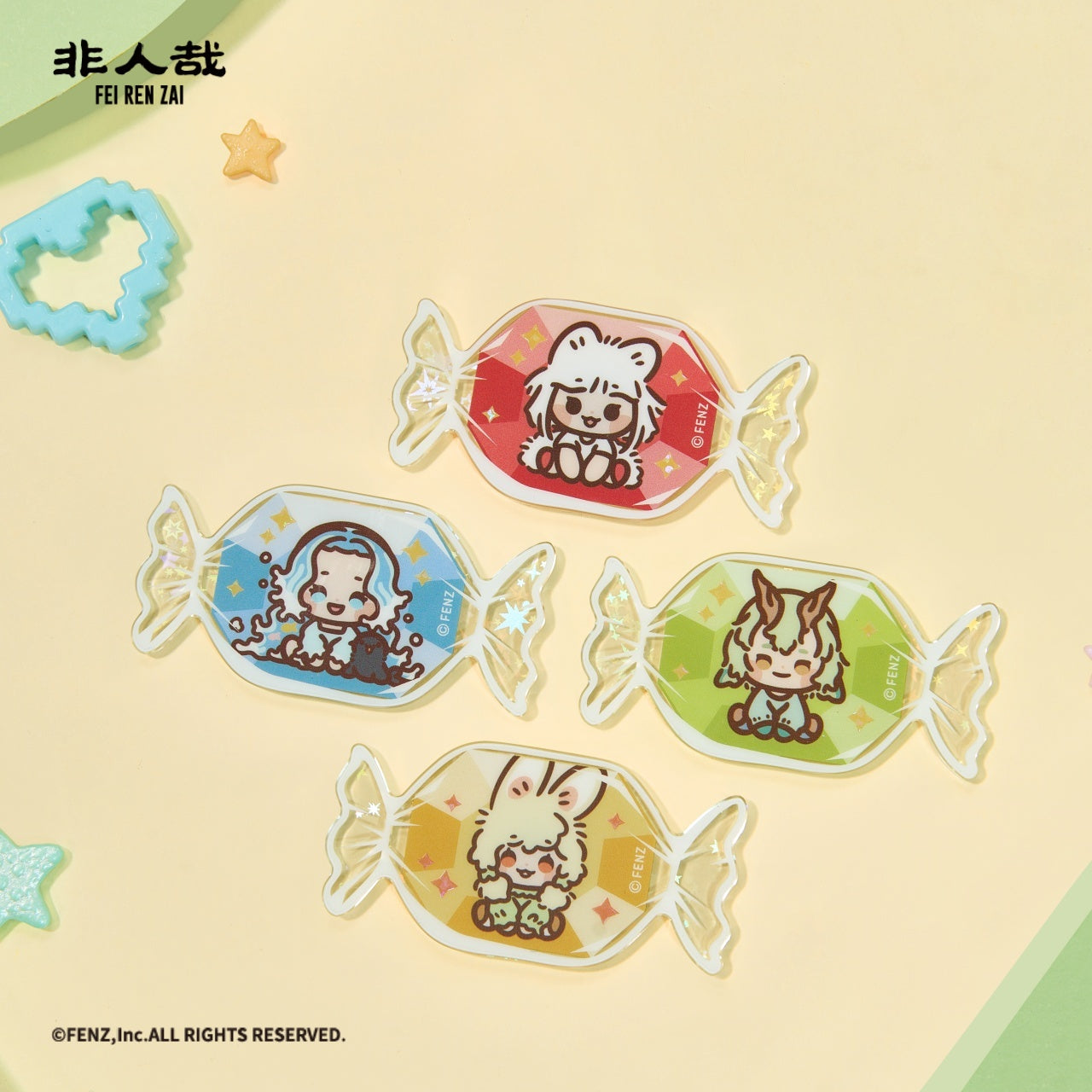 FEI REN ZAI - Candy on me Series 2 - Acrylic Fridge Magnet Blind Box