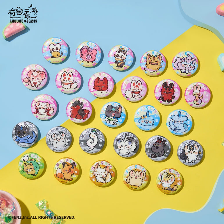 FABULOUS BEASTS-Popping Candy Series-Badge Blind Box