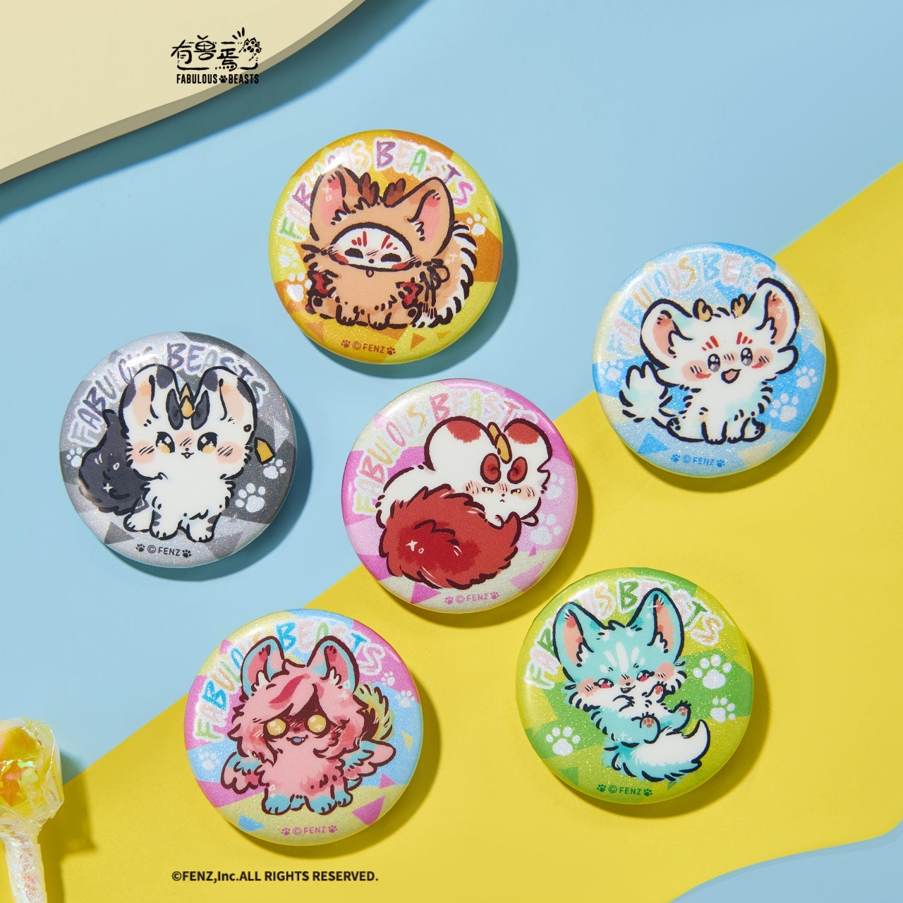 FABULOUS BEASTS-Popping Candy Series-Badge Blind Box