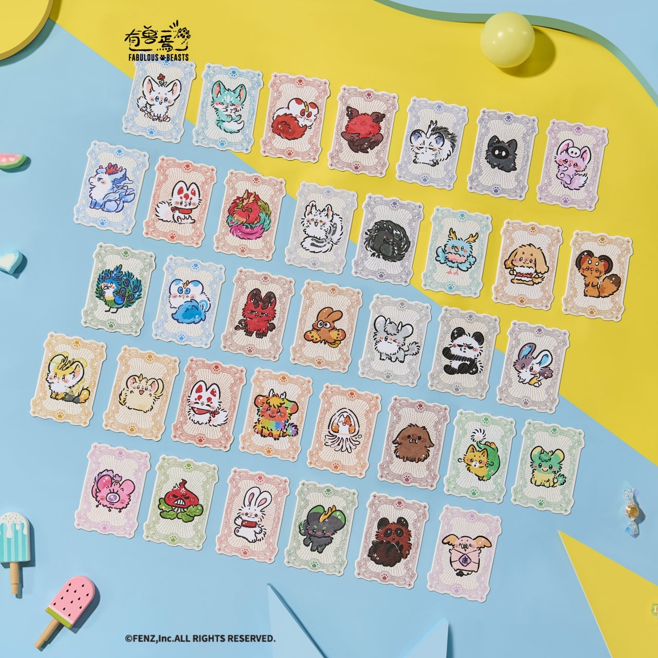 FABULOUS BEASTS-Popping Candy Series-Mini Card Blind Box
