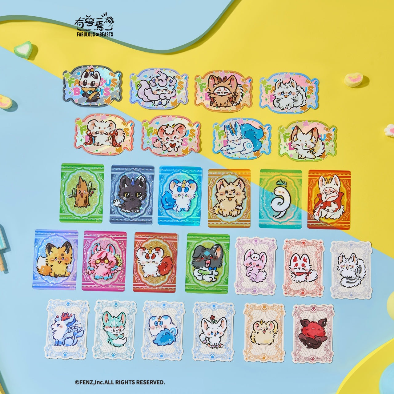 FABULOUS BEASTS-Popping Candy Series-Mini Card Blind Box