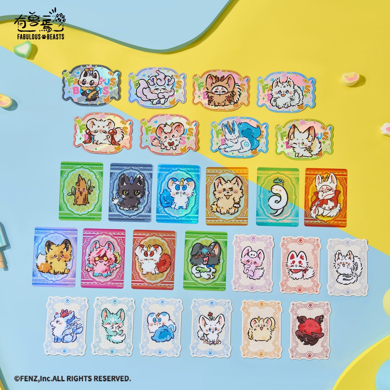 FABULOUS BEASTS-Popping Candy Series-Mini Card Blind Box