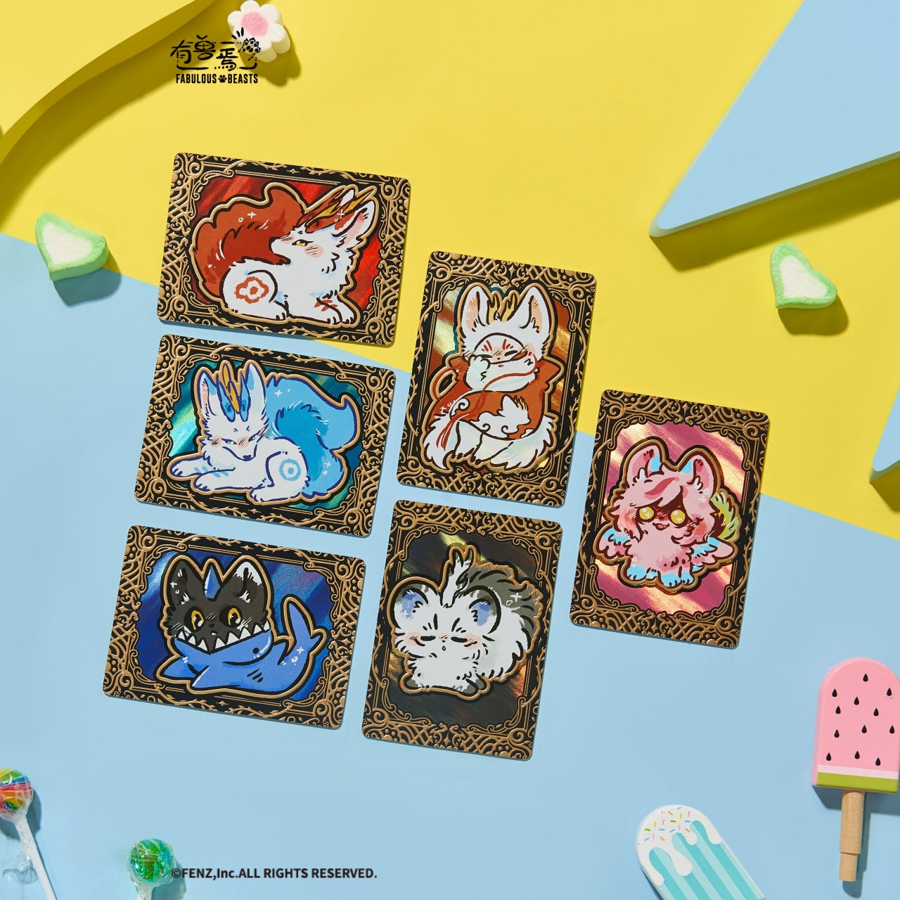 FABULOUS BEASTS-Popping Candy Series-Mini Card Blind Box