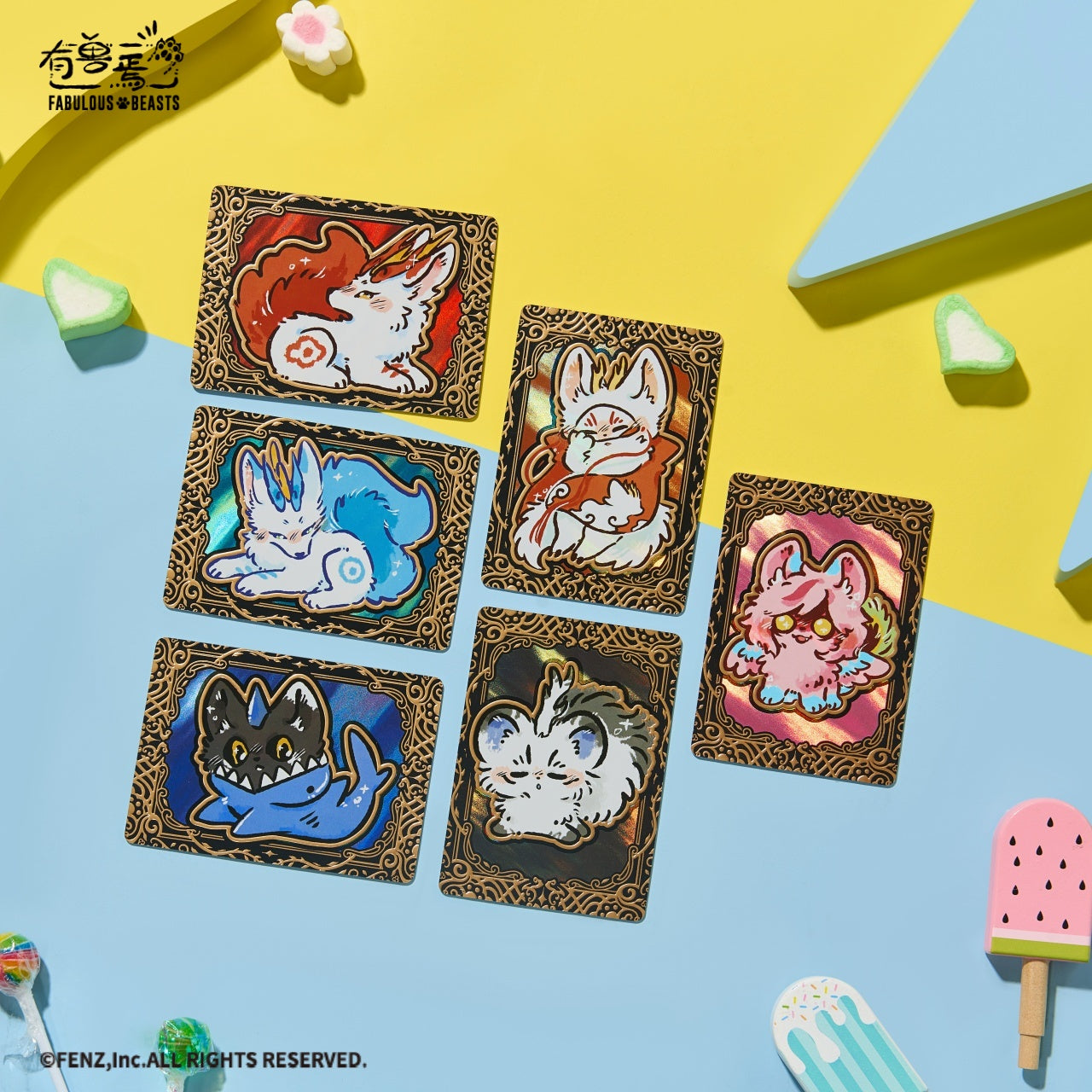 FABULOUS BEASTS-Popping Candy Series-Mini Card Blind Box