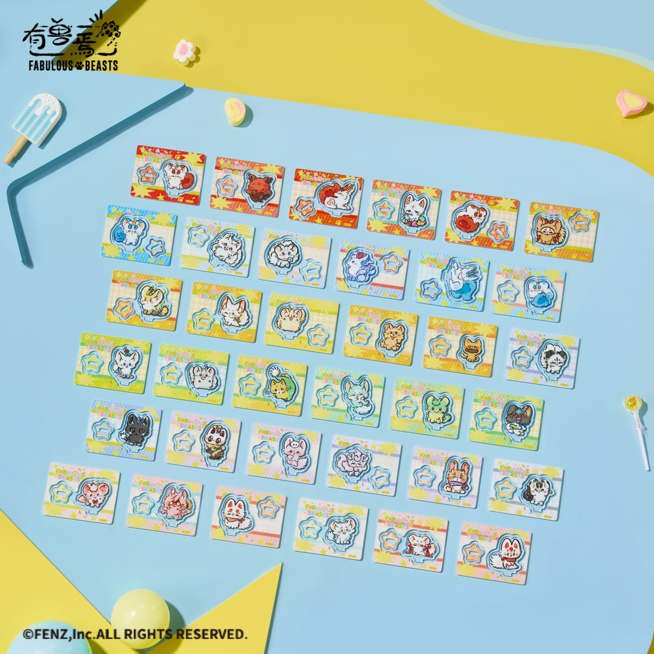 FABULOUS BEASTS-Popping Candy Series-Acrylic Stand Blind Box