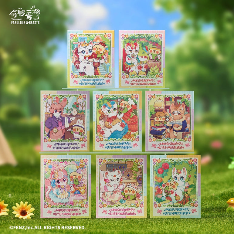 FABULOUS BEASTS × LITTLE PARROT BEBE - Instant Photo-Style Trading Cards Blind Box