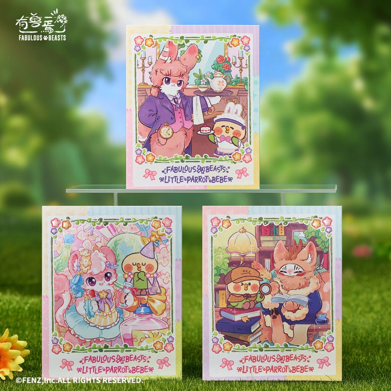 FABULOUS BEASTS × LITTLE PARROT BEBE - Instant Photo-Style Trading Cards Blind Box
