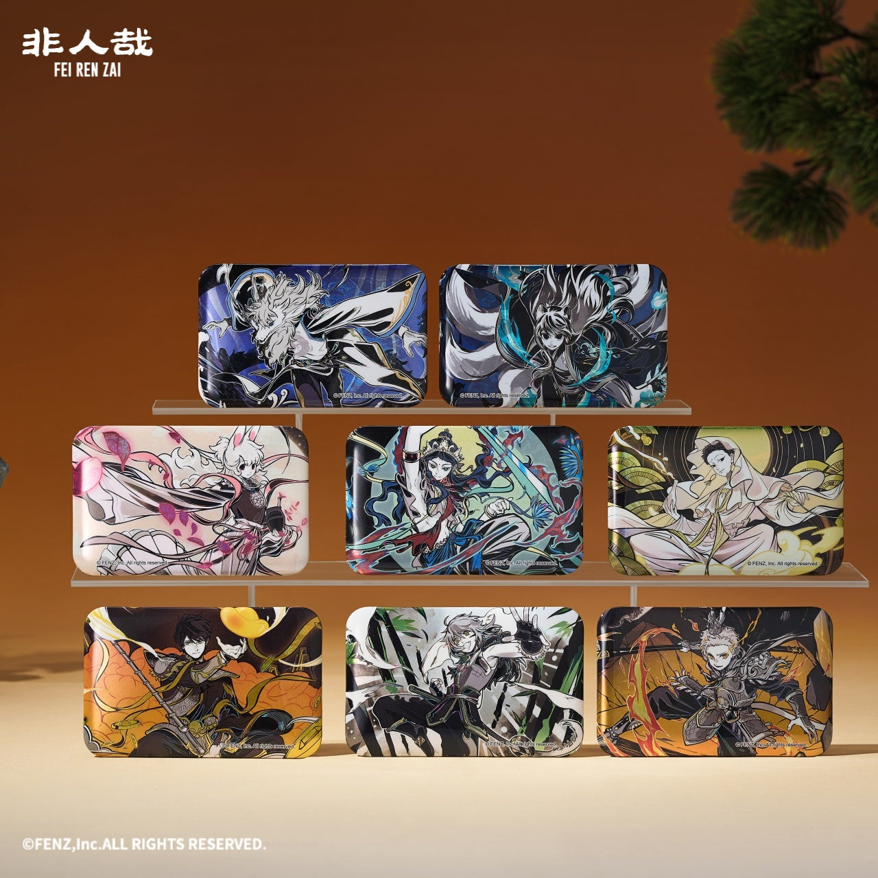 FEI REN ZAI - Ethereal·Pictured - Badge Blind Box - Square
