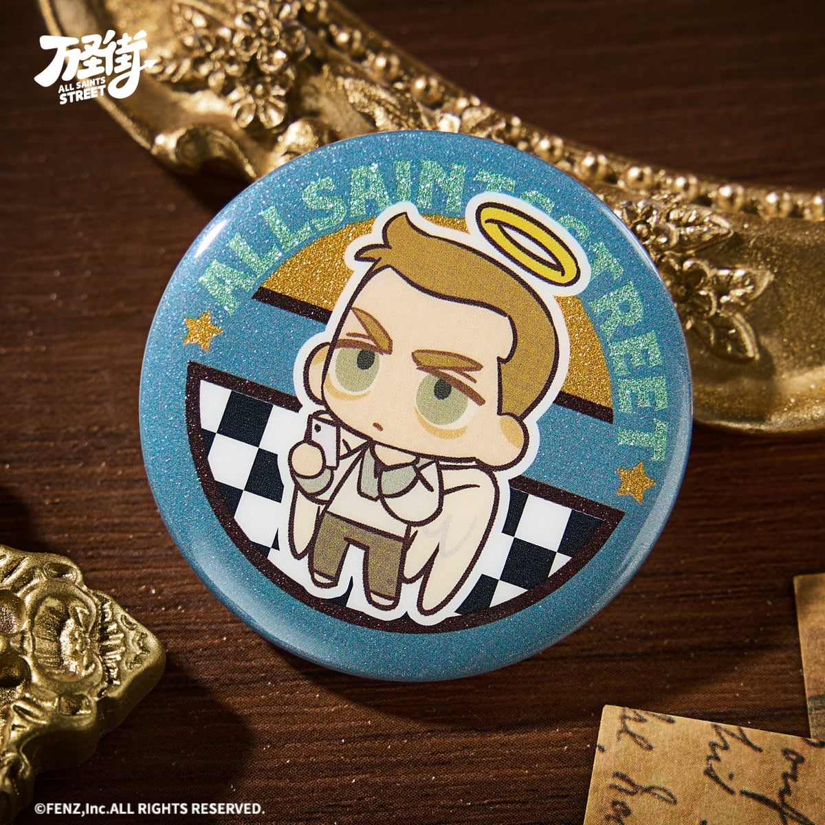 ALL SAINTS STREET Ancient Manor Secret Series Badge Blind Box Q Edition