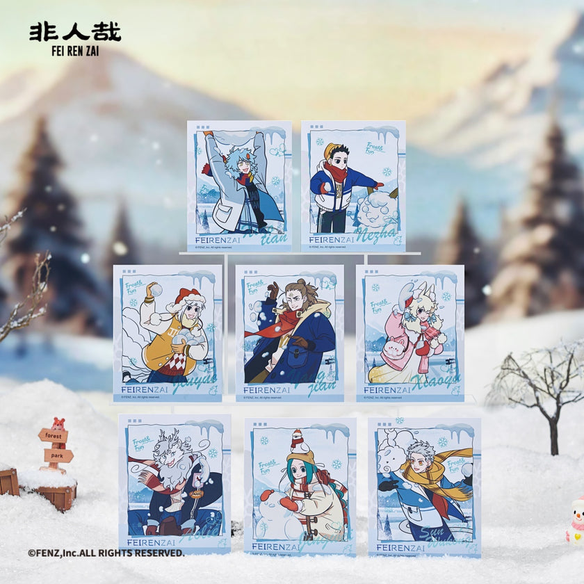 FEIRENZAI-Warm Winter Charms Series-Instant Photo-Style Trading Cards Blind Box