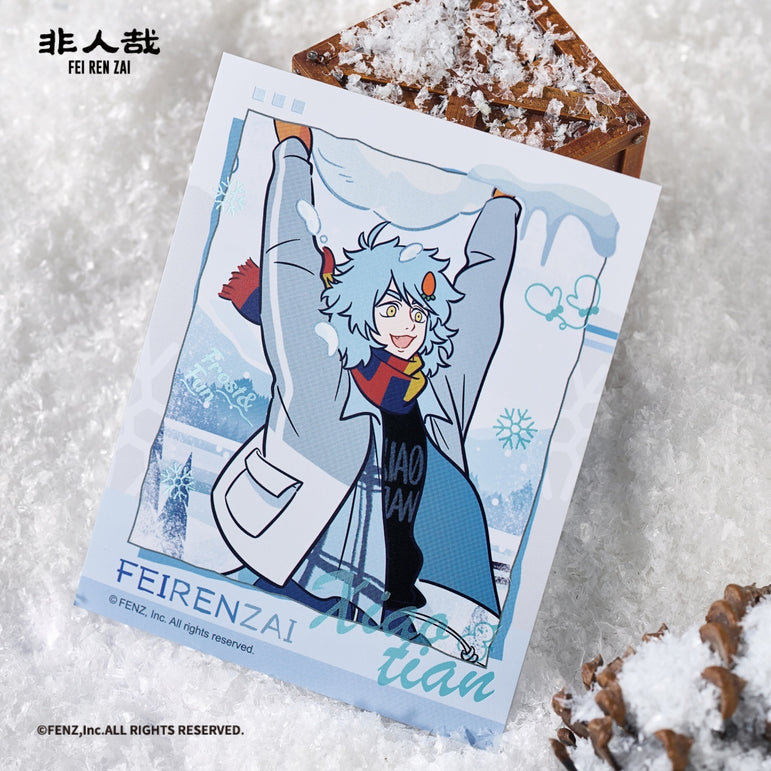 FEIRENZAI-Warm Winter Charms Series-Instant Photo-Style Trading Cards Blind Box