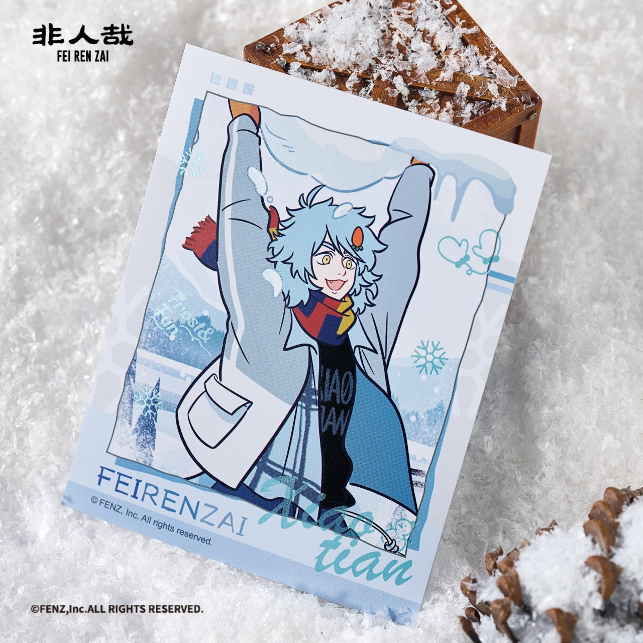 FEIRENZAI-Warm Winter Charms Series-Instant Photo-Style Trading Cards Blind Box