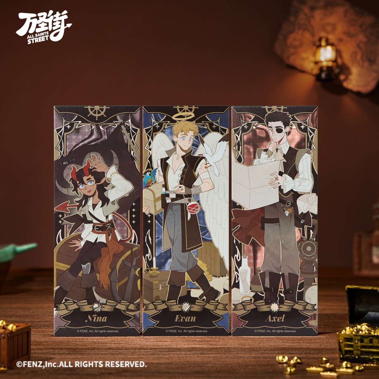 ALL SAINTS STREET-Sail the Vast Sea Series-Holographic Ticket Blind Box