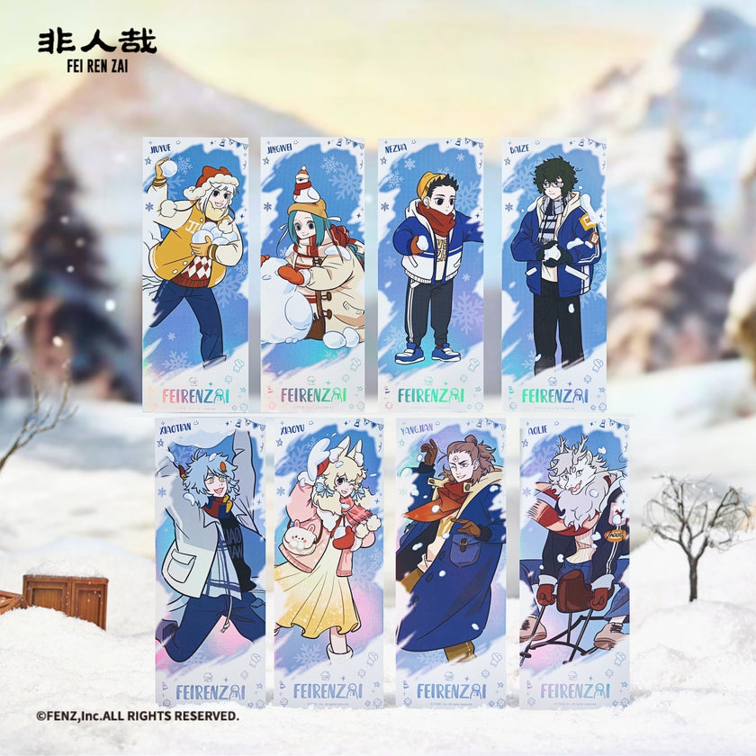 FEIRENZAI Warm Winter Charms Series Holographic Ticket Blind Box