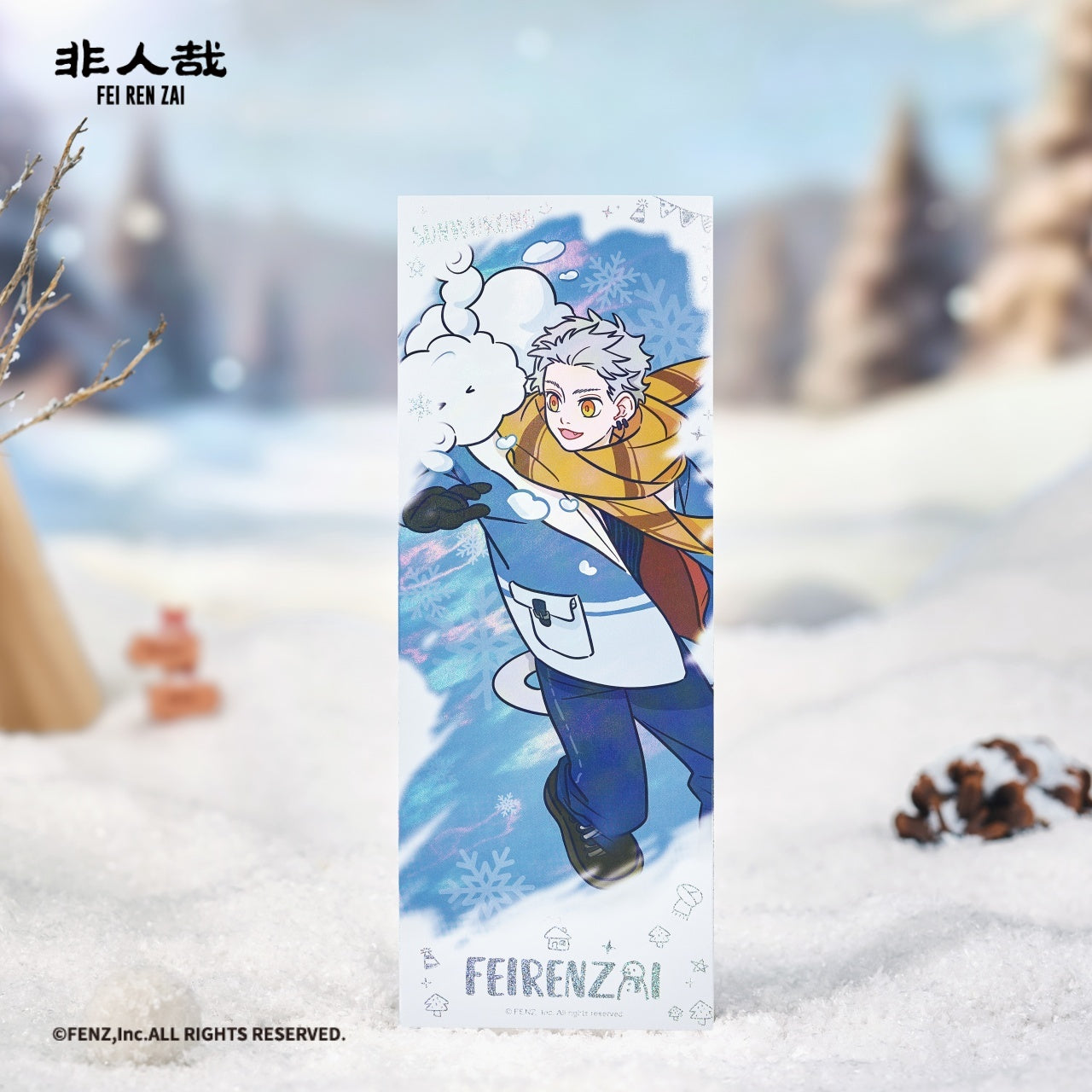 FEIRENZAI Warm Winter Charms Series Holographic Ticket Blind Box