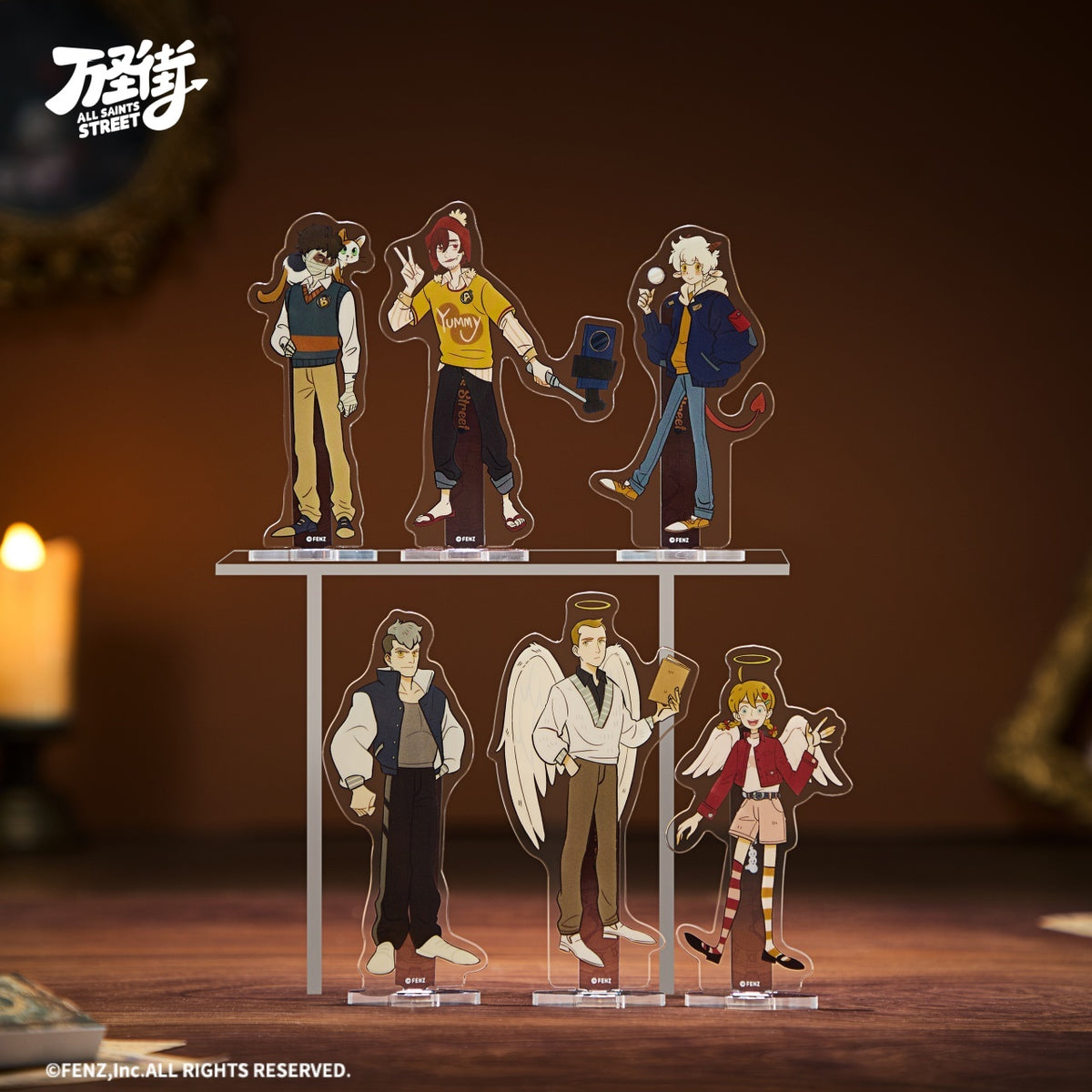 ALL SAINTS STREET Ancient Manor Secret Series Acrylic Standee Blind Box