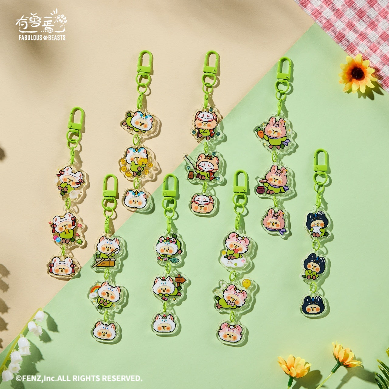 FABULOUS BEASTS × LITTLE PARROT BEBE - Acrylic Charm Blind Box