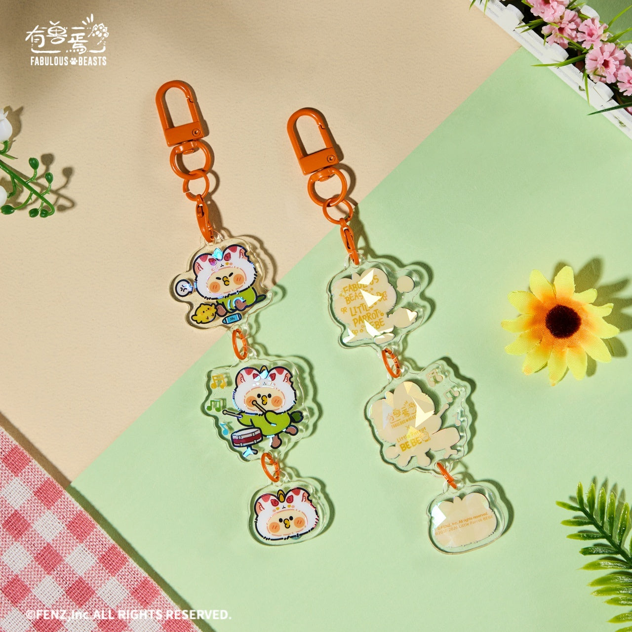 FABULOUS BEASTS × LITTLE PARROT BEBE - Acrylic Charm Blind Box