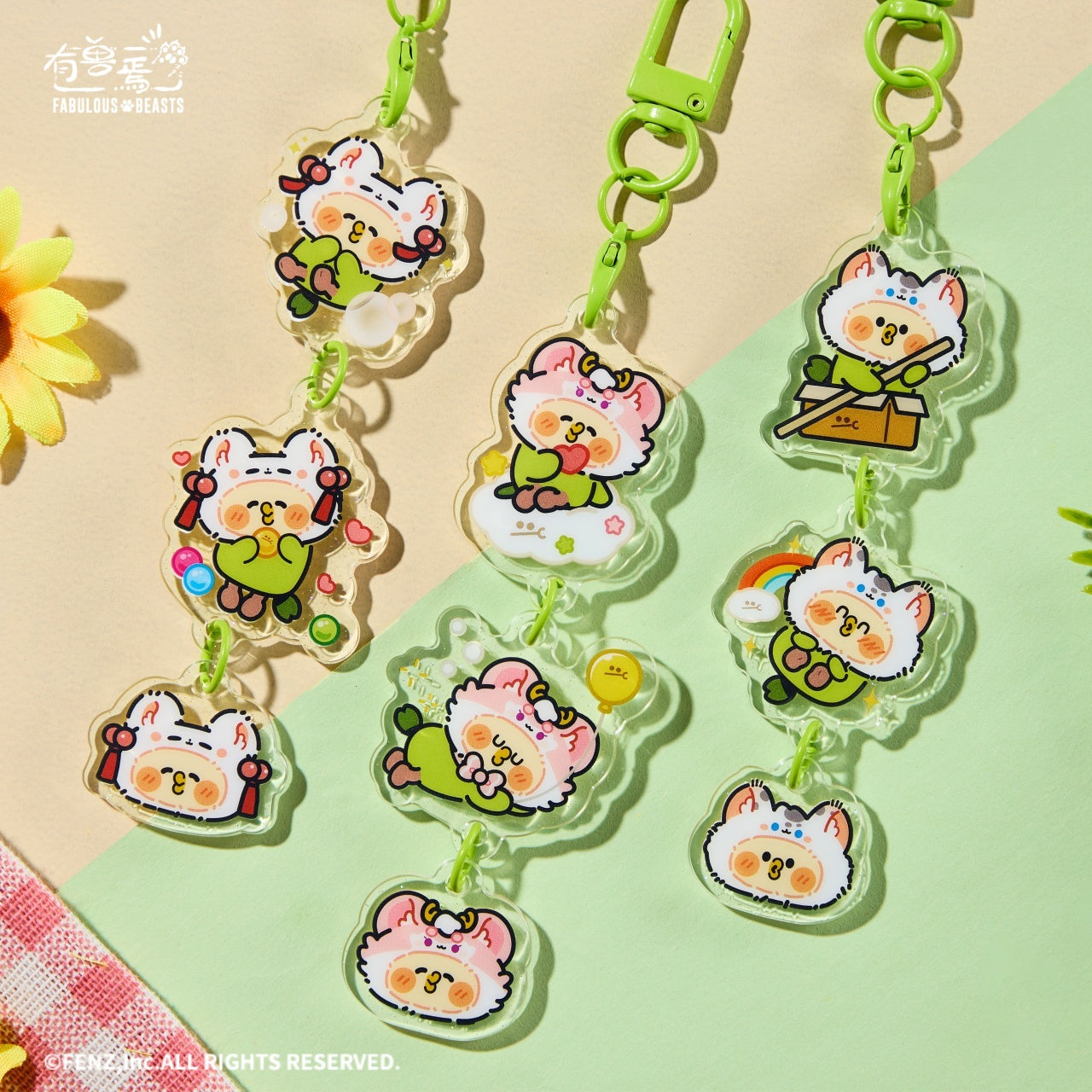FABULOUS BEASTS × LITTLE PARROT BEBE - Acrylic Charm Blind Box
