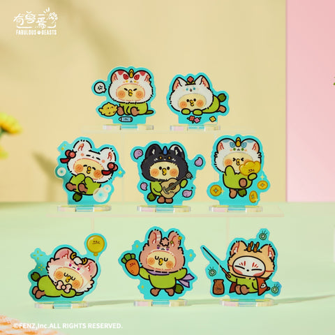 FABULOUS BEASTS × LITTLE PARROT BEBE - Acrylic Standee Blind Box - Q Edition