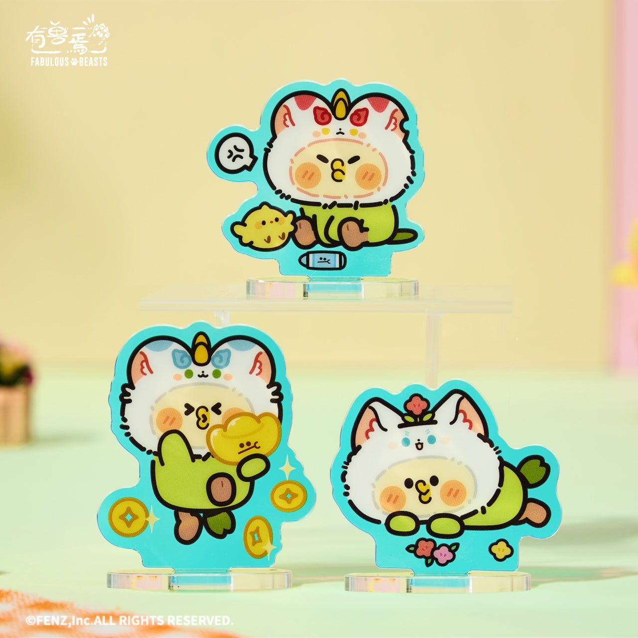 FABULOUS BEASTS × LITTLE PARROT BEBE - Acrylic Standee Blind Box - Q Edition