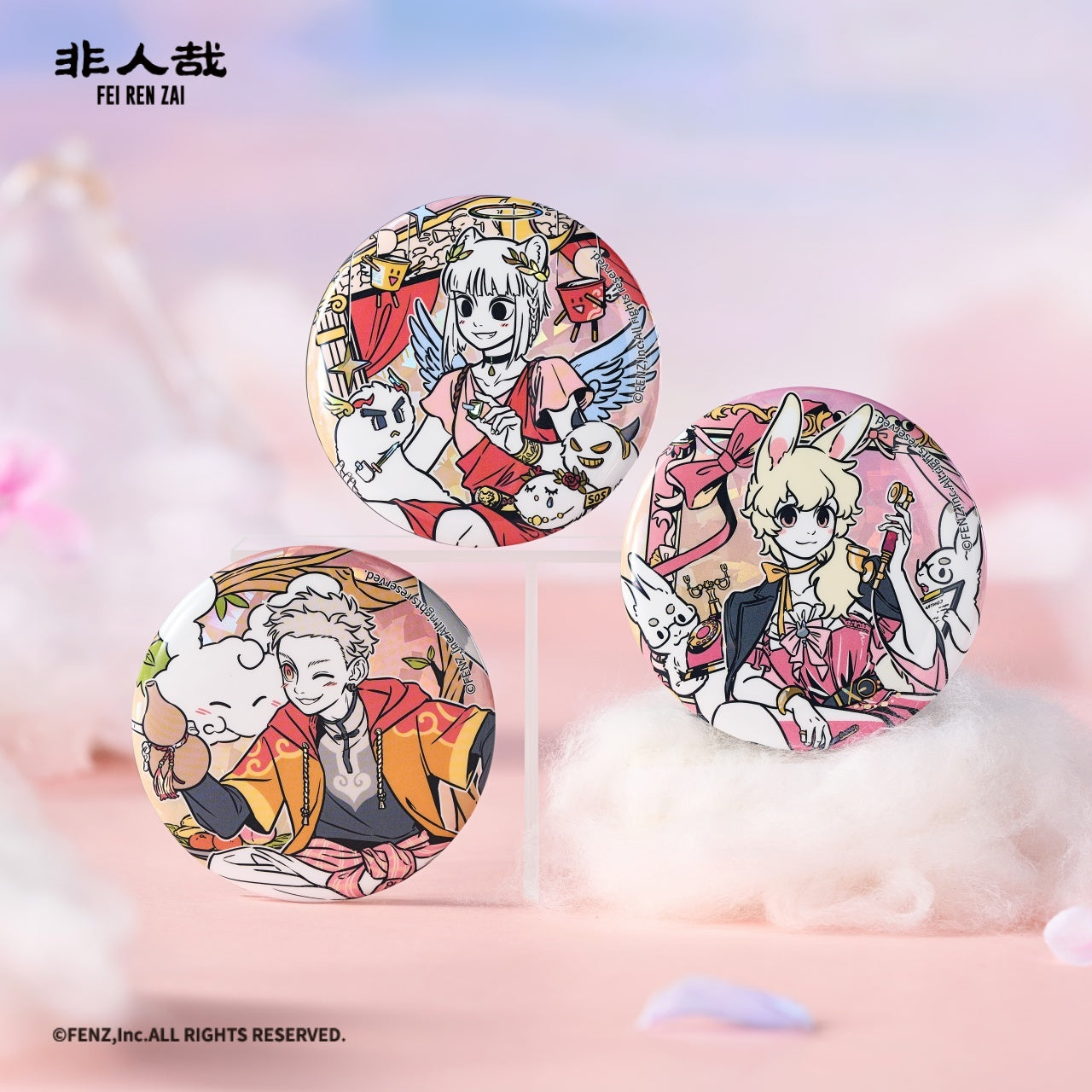 FEI REN ZAI Dreamy Canvases Badge Blind Box
