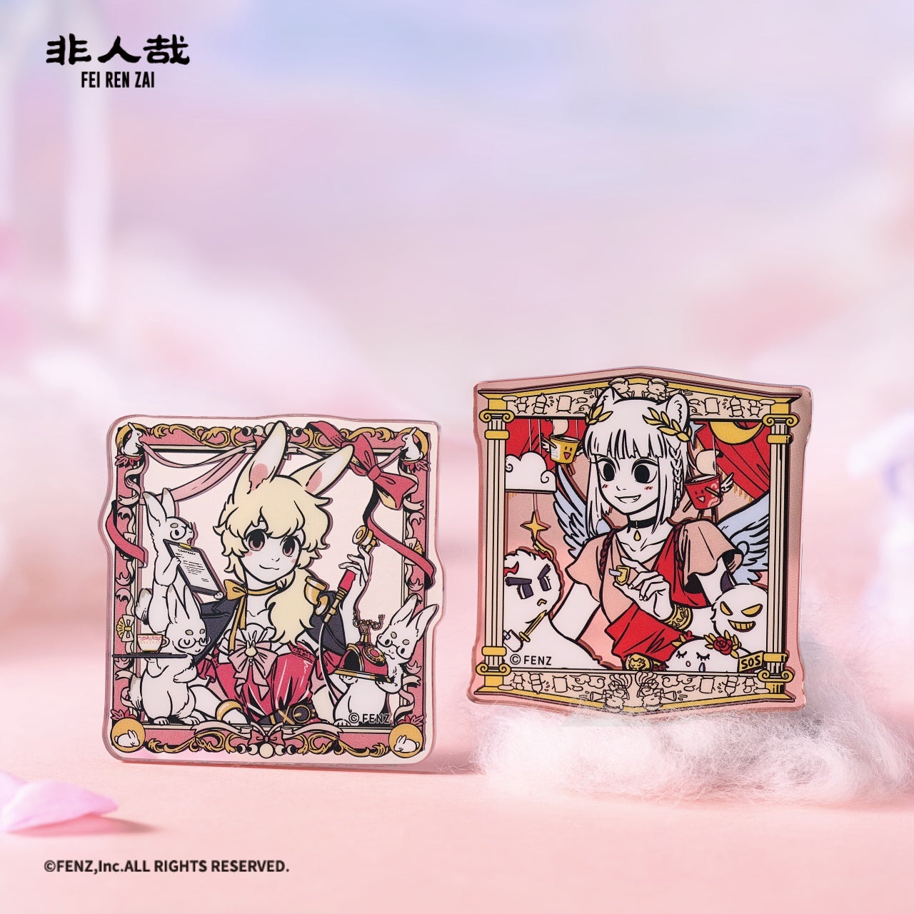 FEI REN ZAI Dreamy Canvases Acrylic Badge Blind Box