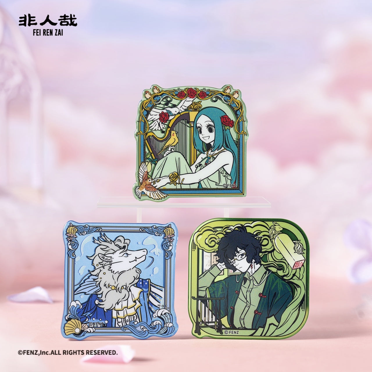 FEI REN ZAI Dreamy Canvases Acrylic Badge Blind Box