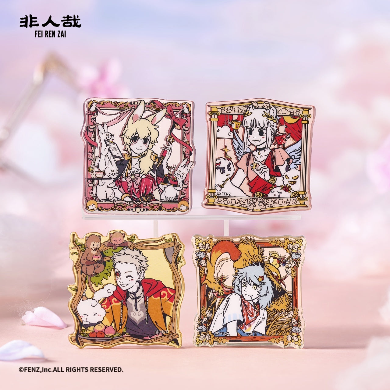 FEI REN ZAI Dreamy Canvases Acrylic Badge Blind Box
