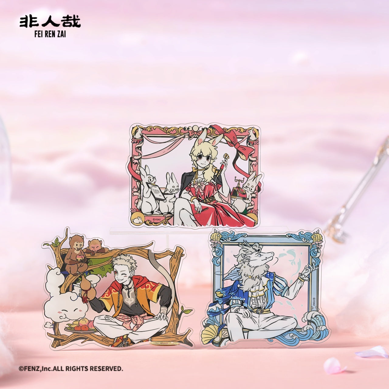 FEI REN ZAI Dreamy Canvases Acrylic Card Blind Box