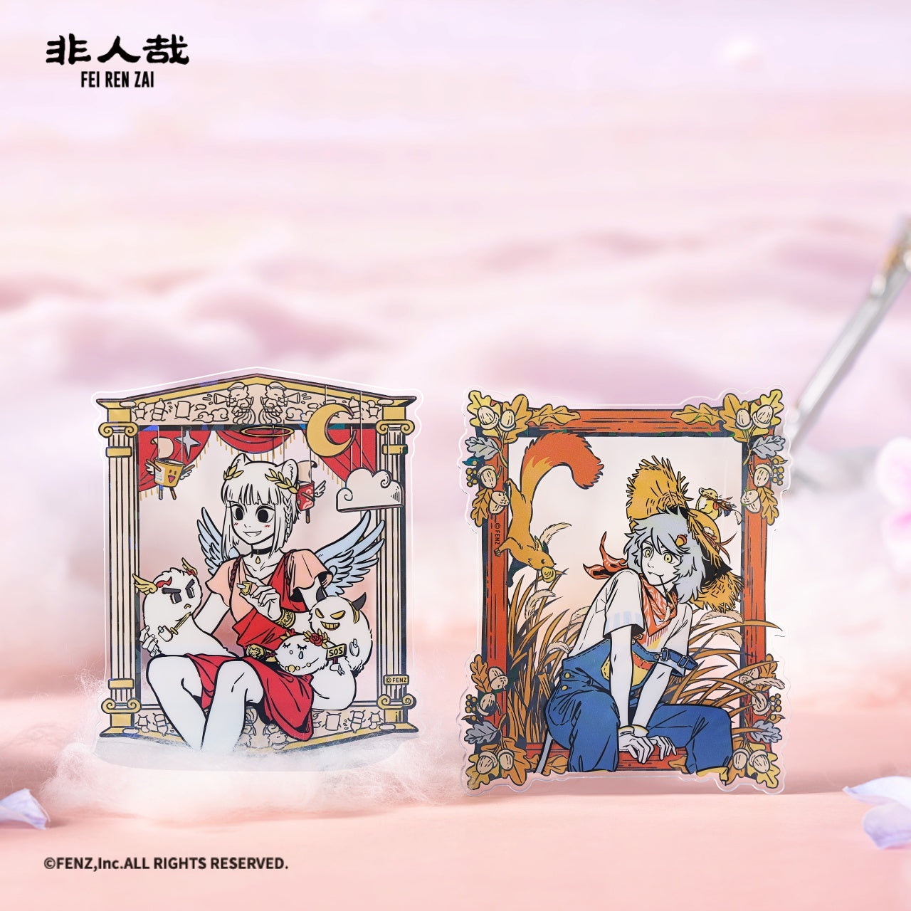 FEI REN ZAI Dreamy Canvases Acrylic Card Blind Box