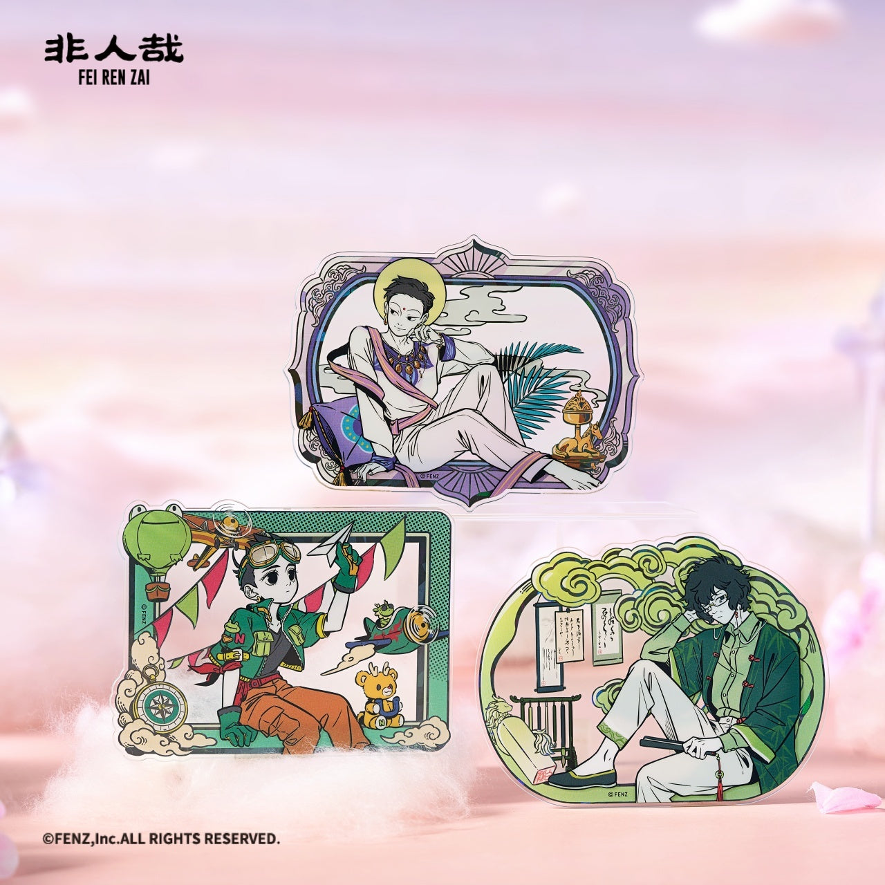 FEI REN ZAI Dreamy Canvases Acrylic Card Blind Box