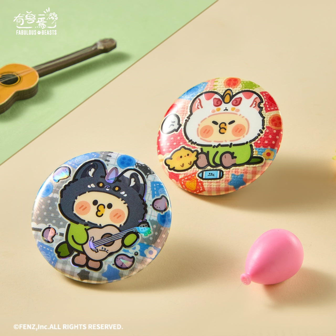 FABULOUS BEASTS × LITTLE PARROT BEBE - Badge Blind Box - Q Edition