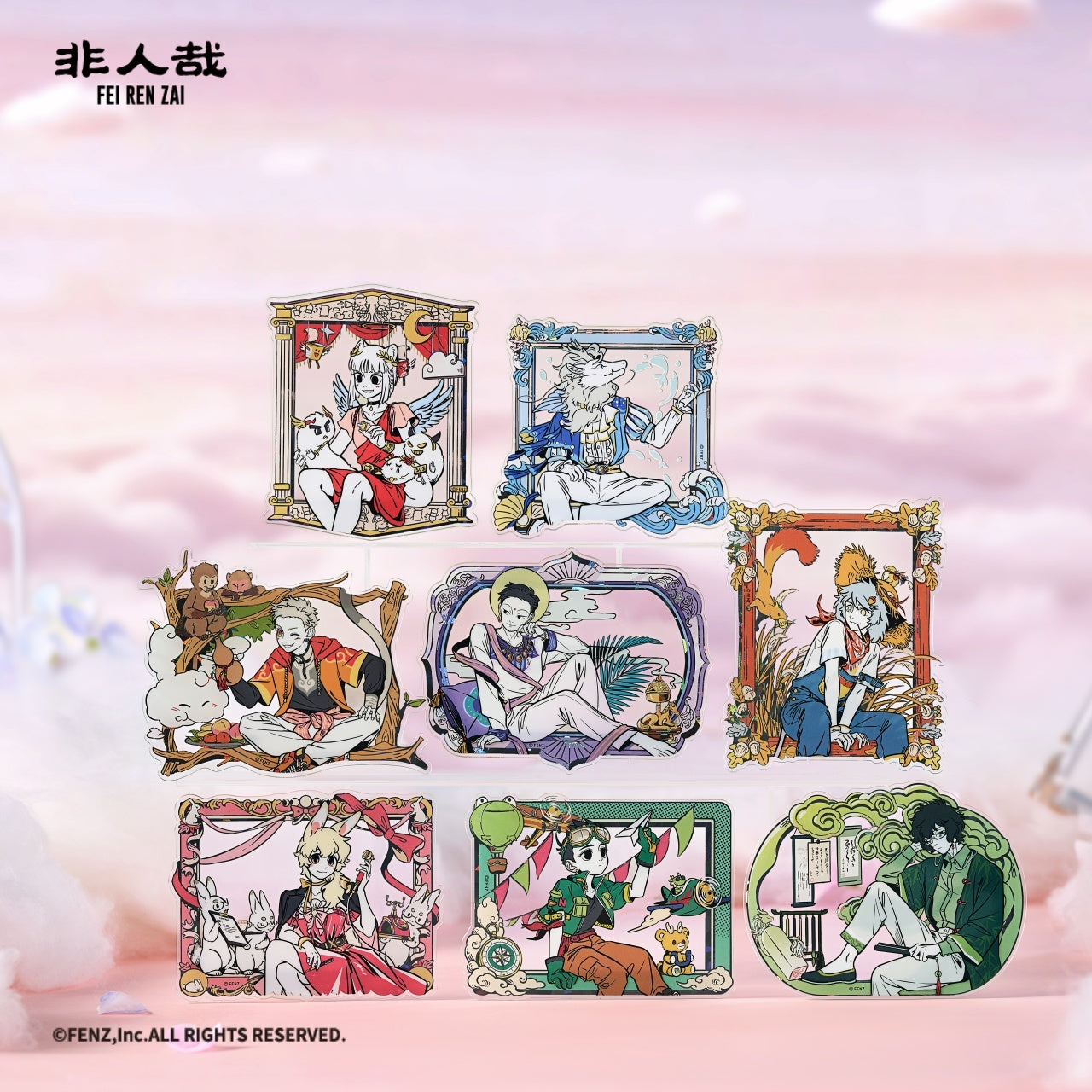 FEI REN ZAI Dreamy Canvases Acrylic Card Blind Box