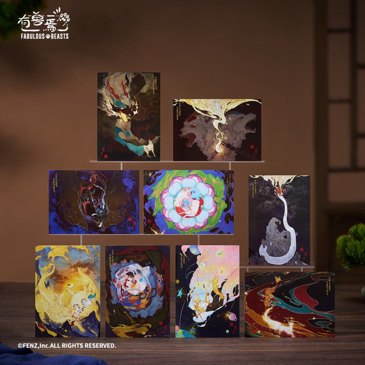 FABULOUS BEASTS - Ancient Shades Series 3 - Postcard Set