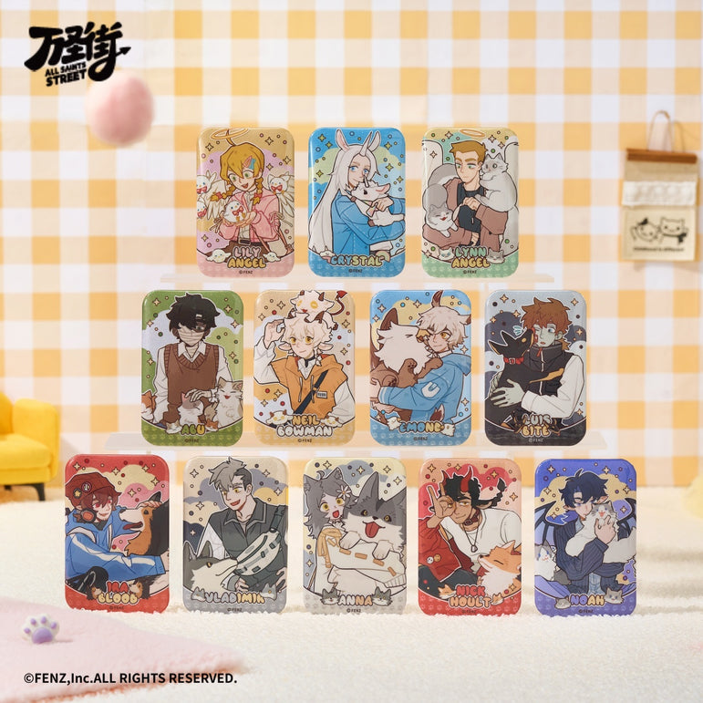 ALL SAINTS STREET - Cozy Buddies Series - Badge Blind Box
