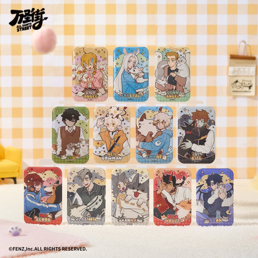 ALL SAINTS STREET - Cozy Buddies Series - Badge Blind Box