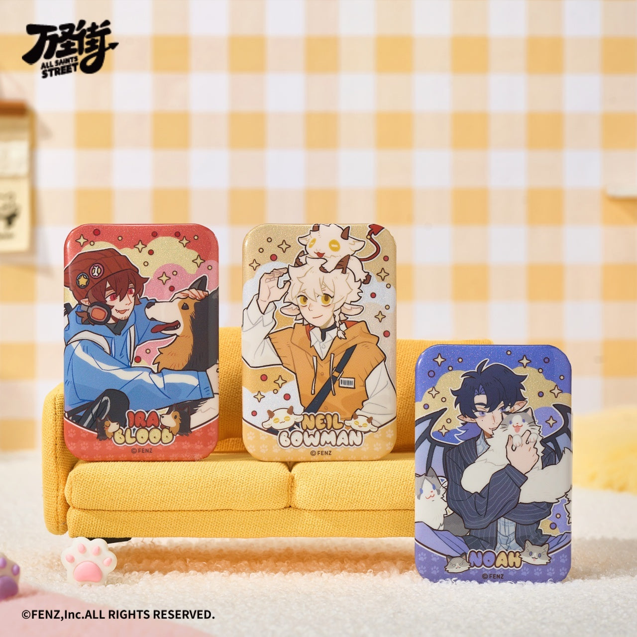 ALL SAINTS STREET - Cozy Buddies Series - Badge Blind Box