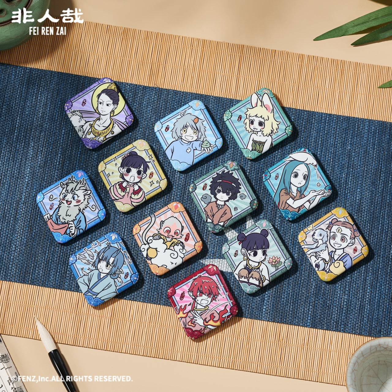 FEI REN Zal-Dreaming of a Utopian Past-Badge Blind Box