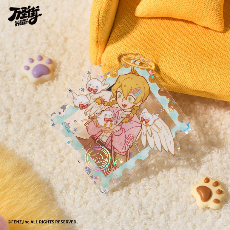 ALL SAINTS STREET - Cozy Buddies Series - アクリル冷蔵庫マグネット ブラインドボックス