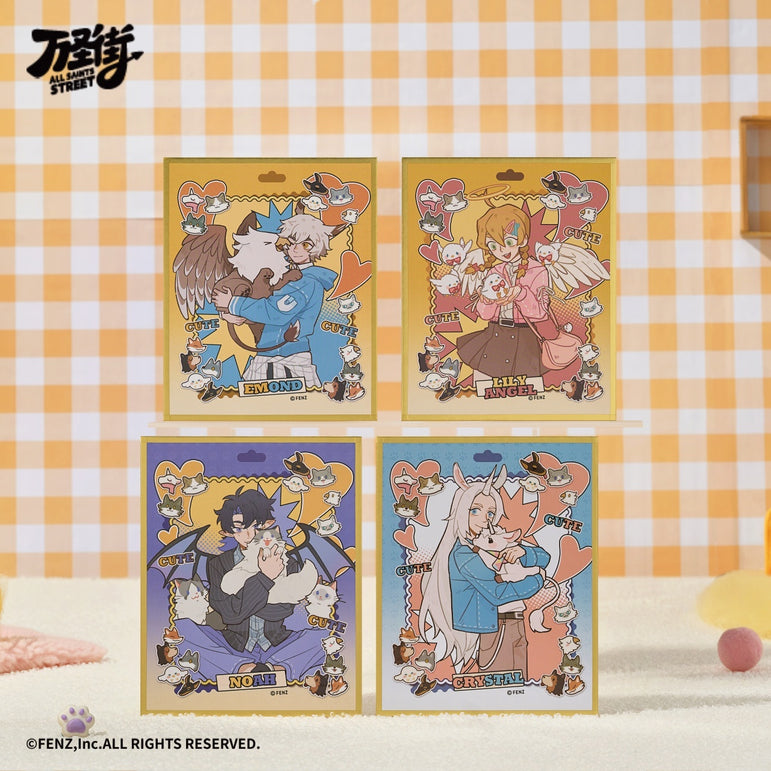 ALL SAINTS STREET - Cozy Buddies Series - 色紙アートボードブラインドボックス