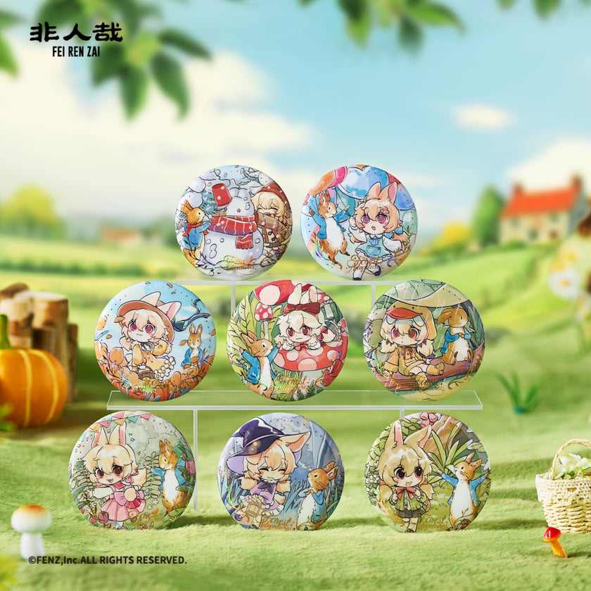 FEI REN ZAI×Peter Rabbit Forest Adventures Series - Badge Blind Box