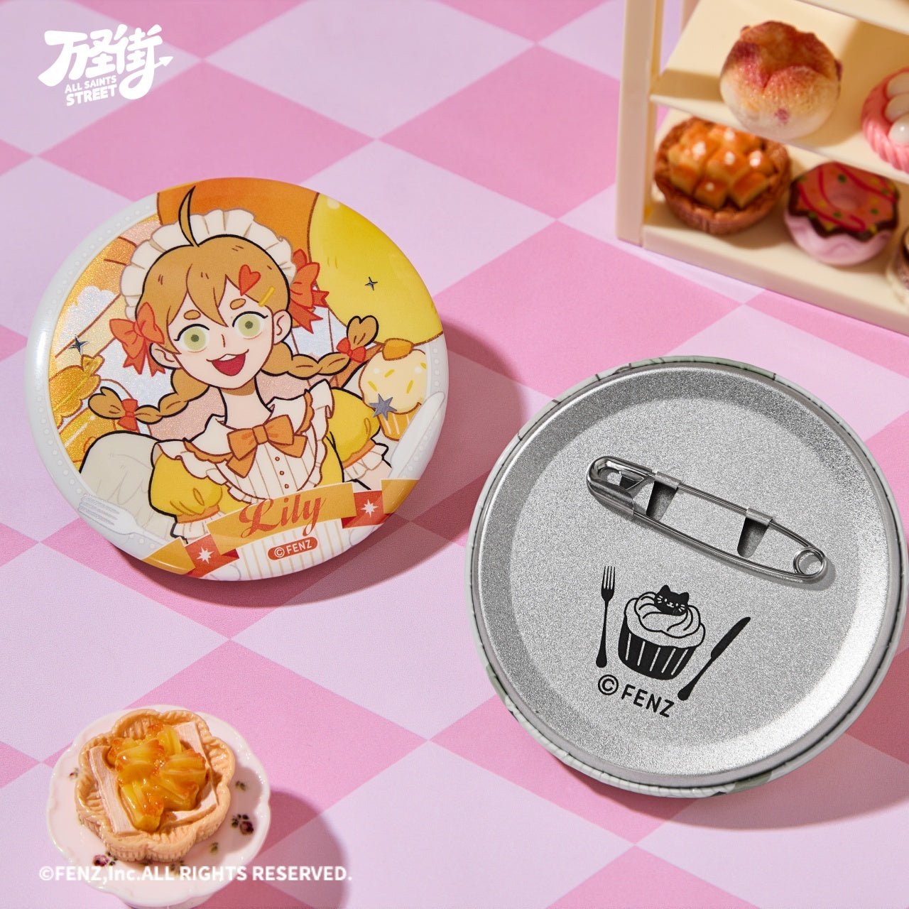 ALL SAINTS STREET-Cute Invitation Series-Badge Blind Box